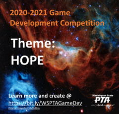2020-21 Game Development Competition Theme is HOPE